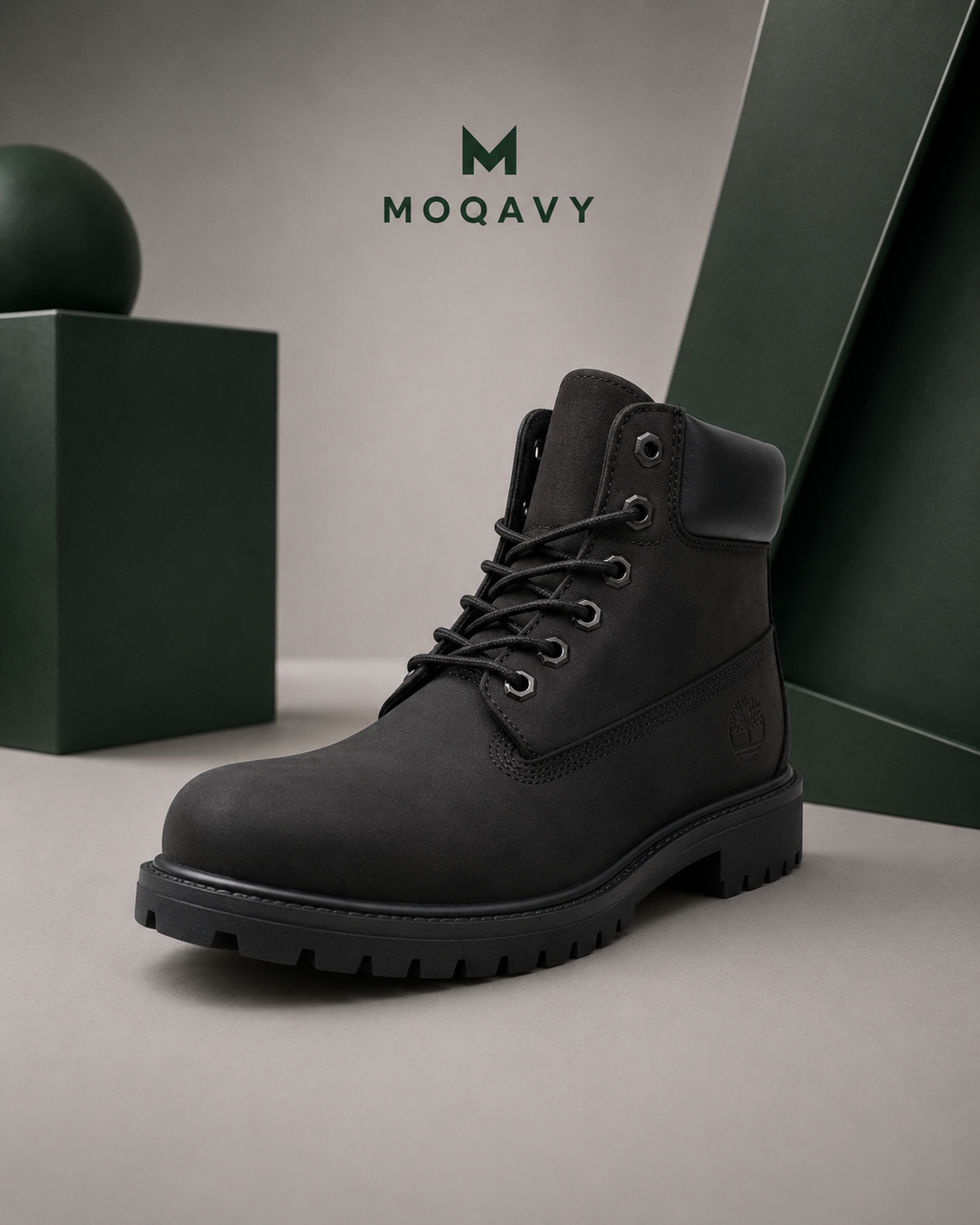 timber Urban Trail Boot (Black Chamoisette)