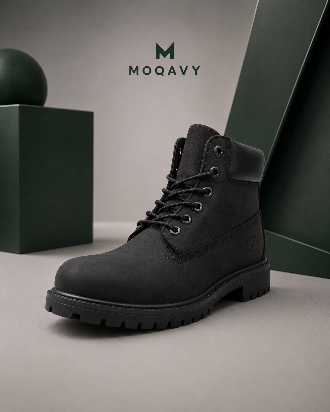 timber Urban Trail Boot (Black Chamoisette)