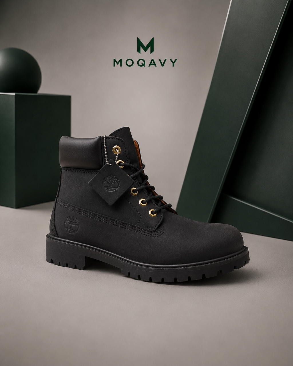 timber Urban Trail Boot (Black Chamoisette)